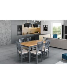 Svetainės stalai su kėdėmis