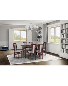 Stiklinis stalas su kedemis