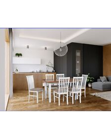 Valgomojo stalai su kėdėmis