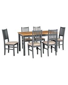 Svetainės stalai su kėdėmis
