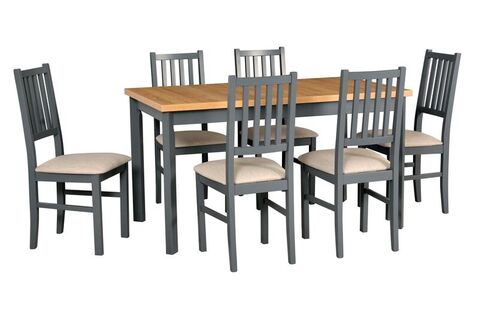 Svetainės stalai su kėdėmis